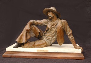 Missin Her Bronze Sculpture Western Chrisitne Art Knapp Cowboy