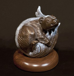 Bronze Art Skunk Animal Wrappers Christine Knapp