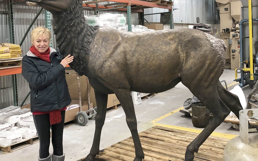 Finished bronzes for the City of Golden, Colorado