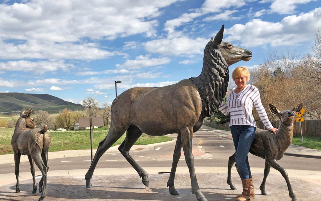 Dedication of my new Elk Monument